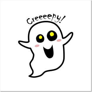 funny ghost – Ghosto – Creeeeepy! Posters and Art